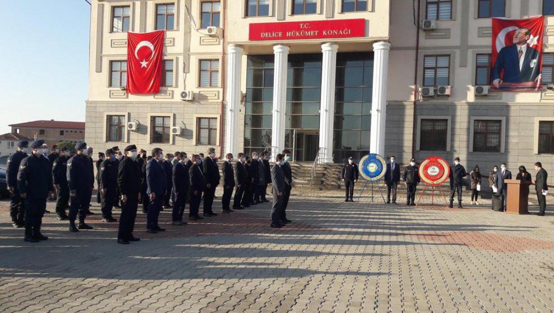10 Kasım Atatürk'ü Anma Haftası Çelenk Sunma Programı gerçekleştirildi.
